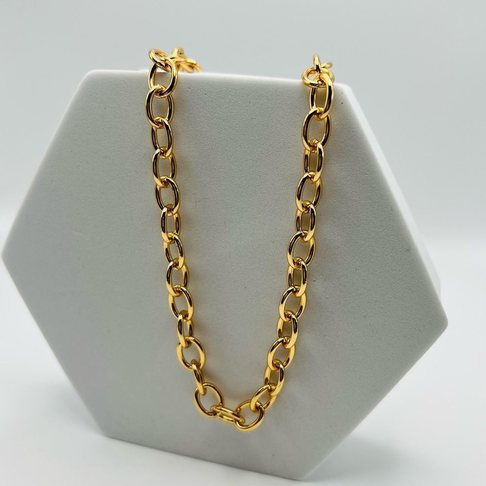 Woman Chain Rolo Necklace Set 2 - Picture 3 of 10